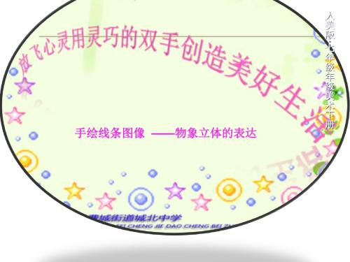 七年级年级美术下册手绘线条图像——物象立体的表达-课件 共43页