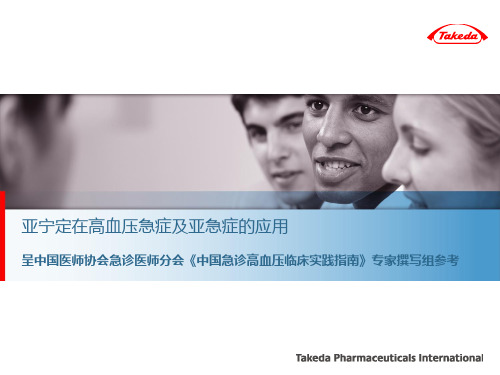 亚宁定急症应用循证