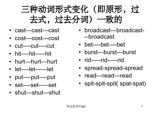 英语词性变化
