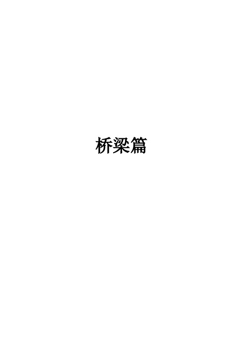 桥梁篇作业指导书