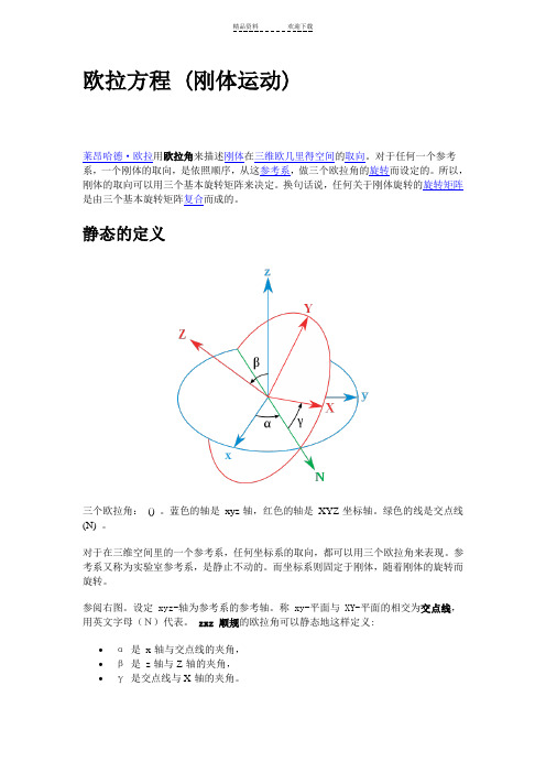 欧拉方程