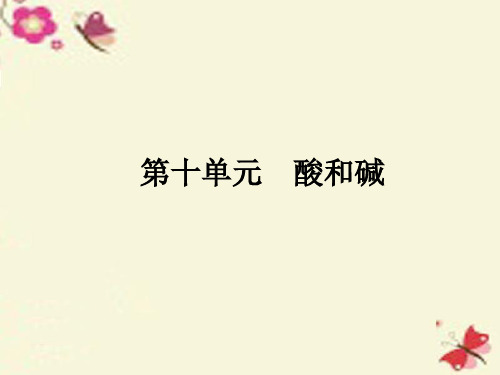 中考化学一轮复习第10单元第1讲常见的酸和碱课件