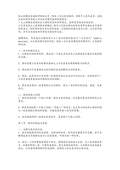 舆论学