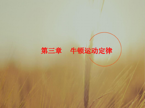 2019届高考物理课标通用一轮复习课件：第三章 第1节 牛顿第一定律 牛顿第三定律 精品