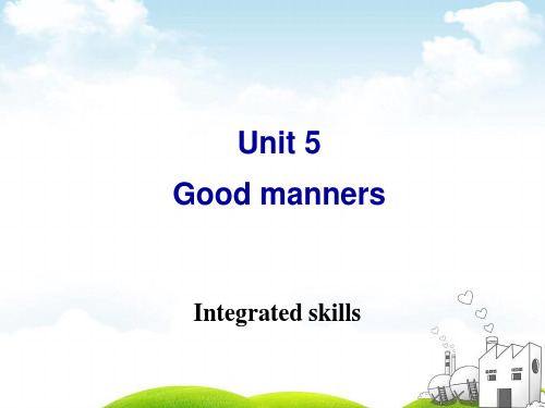 【最新】牛津译林版八年级英语下册Unit5 Integrated skills优质课课件.ppt