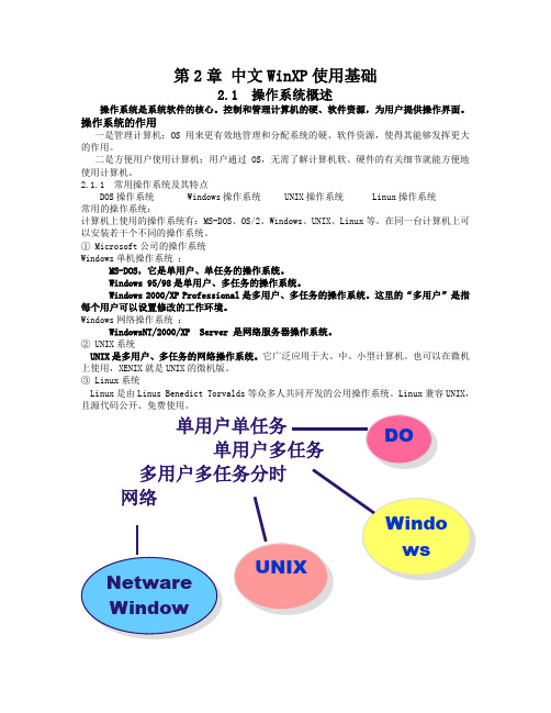 计算机应用基础案例教程及实训指导-第2章___Windows操作基础