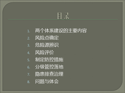 2019 双重预防体系建设培训课件 (新)