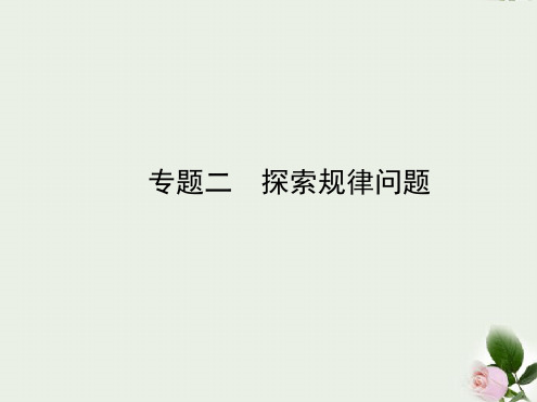 山东中考数学复习专题2探索规律问题课件含答案