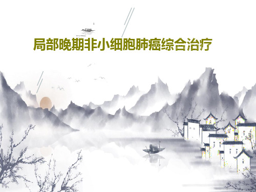局部晚期非小细胞肺癌综合治疗61页PPT