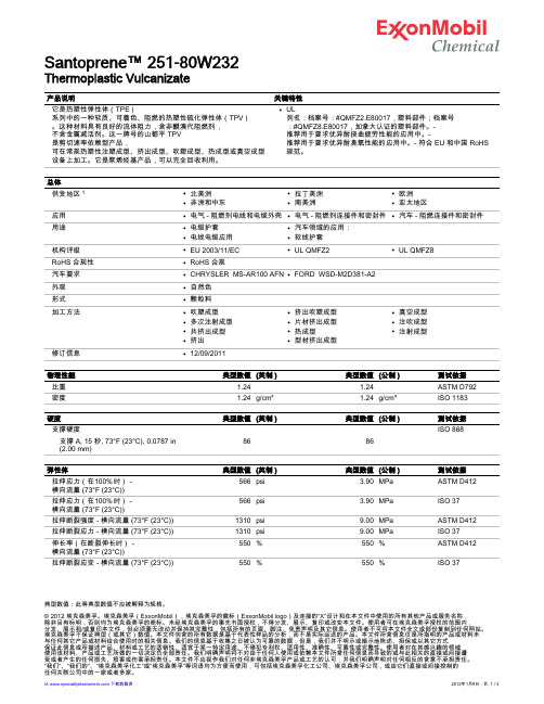 Santoprene 251-80w232(tpv)