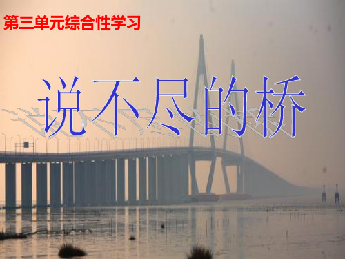 八年级语文上册《综合性学习—说不尽的桥》课件 人教新课标版