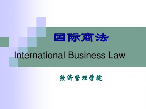 国际商法导论-2