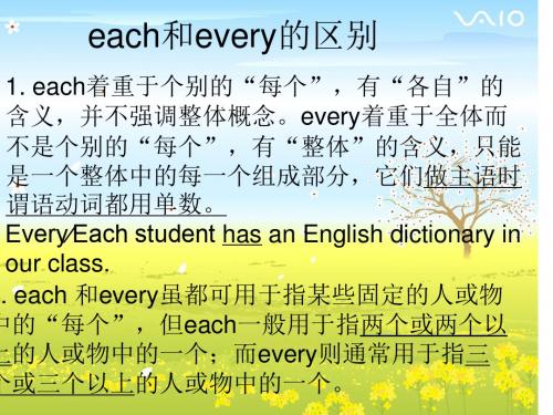 each和every的区别 (1)
