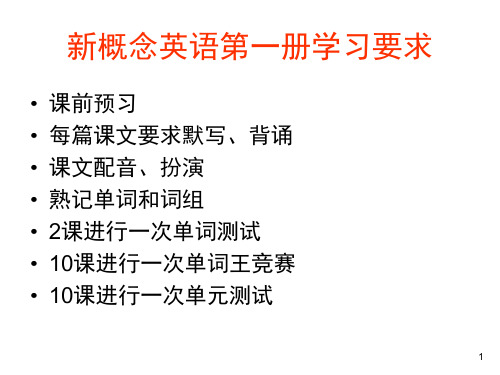 新概念英语第一册1-4课件