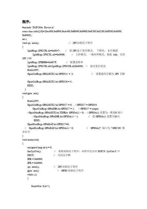 DSP中的SPI模块