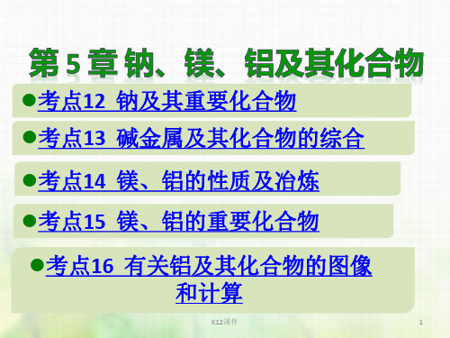 2019版高考化学总复习 第5章 钠、镁、铝及其化合物课件