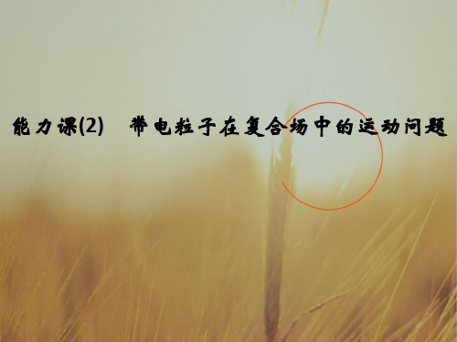 2018版高考物理粤教版大一轮复习课件：第九章 能力课2 带电粒子在复合场中的运动问题 精品