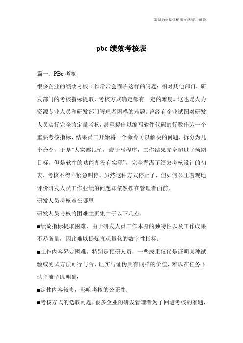 pbc绩效考核表_0
