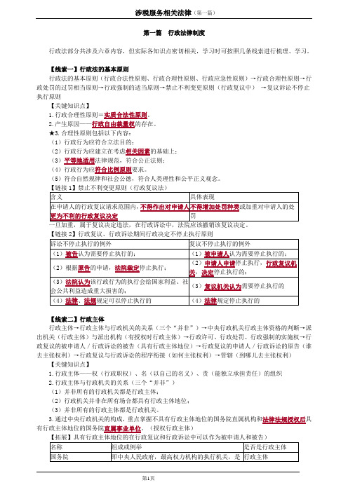 涉税服务相关法律解读(精品)
