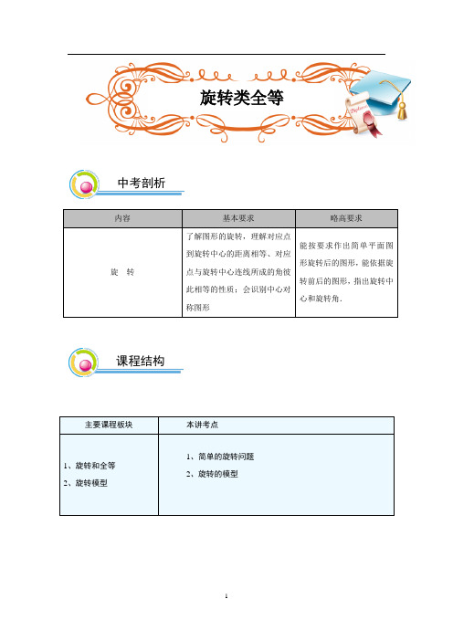 全等旋转类