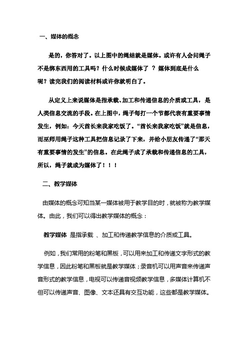 什么是教学媒体、教学资源？