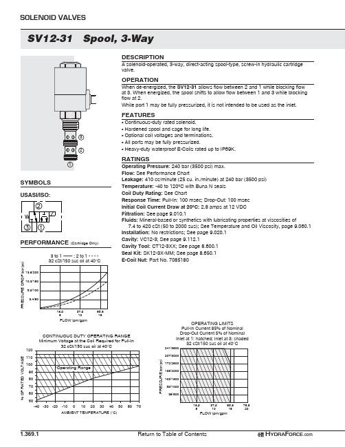 电磁换向阀SV12-31英文.pdf