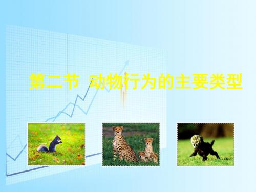 北师大版八年级生物上册第16章第2节动物行为的主要类型(共46张PPT)