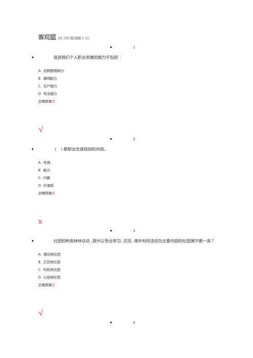 2016锦程网职业规划考试