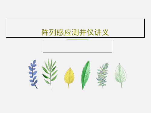 阵列感应测井仪讲义共78页