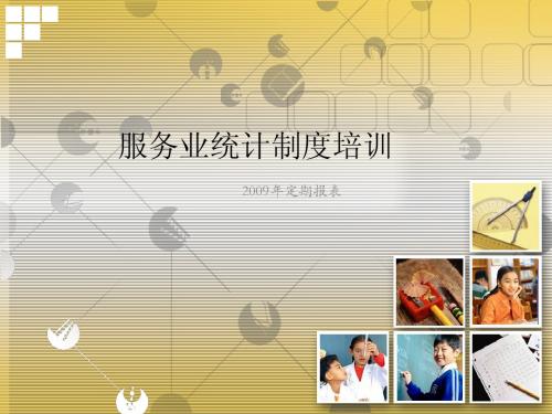 服务业统计制度培训