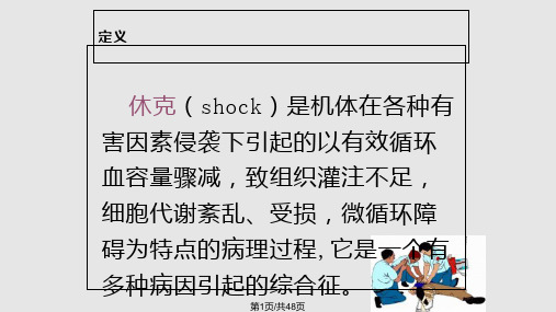 低血容量性休克及液体复苏docPPT课件