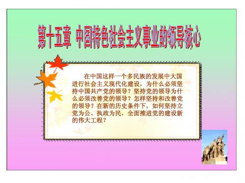 毛邓论第十五章