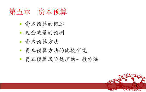 资本预算