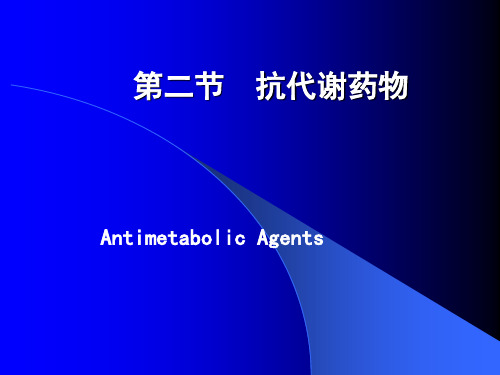 抗代谢药