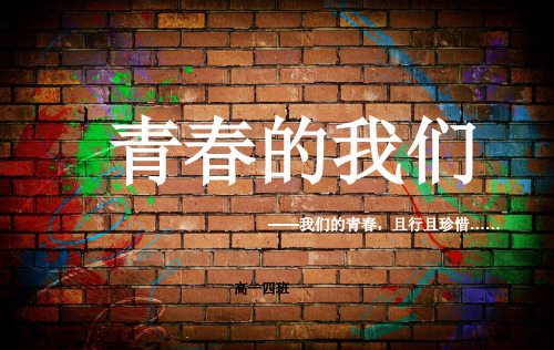 (完整)奋斗的青春ppt模板ppt精品PPT资料精品PPT资料