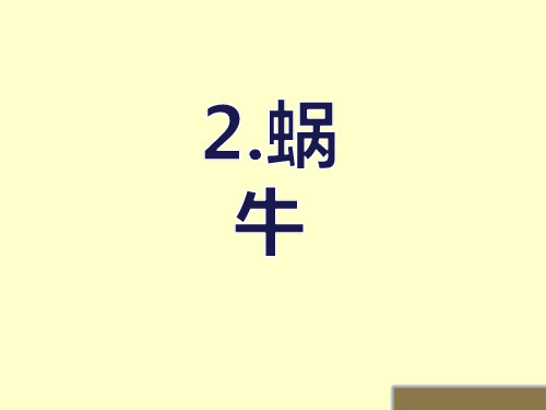 蜗牛视频后的课件