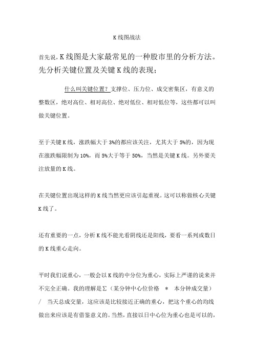 K线图战法