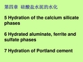 第四章  硅酸盐水泥的水化