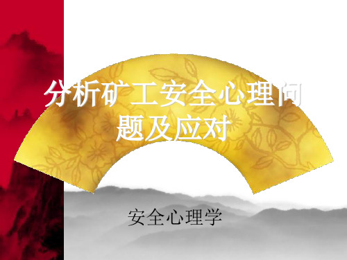 安全心理学PPT