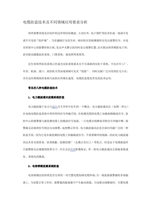 电缆防盗技术