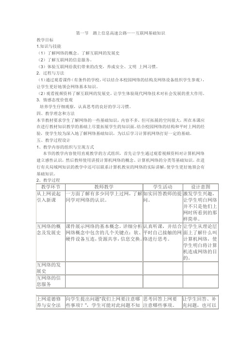 01.踏上信息高速公路——互联网基础知识