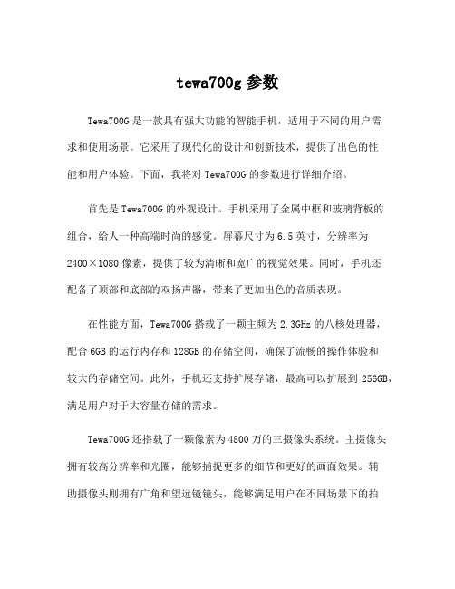 tewa700g参数