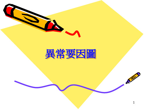 PCB各制程异常特性要因图(鱼骨图)PPT幻灯片课件