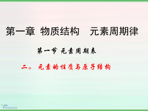 物质结构《元素周期表》 ppt课件