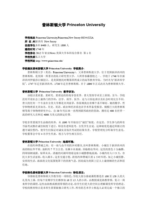 普林斯顿大学