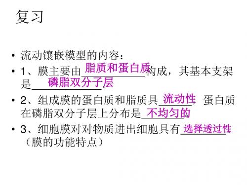4.3物质跨膜运输的方式(教学课件201908)