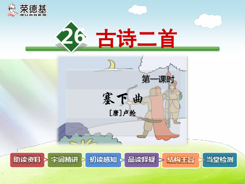 冀教版四年级语文上册《26.古诗二首【第1课时】《塞下曲》》课件