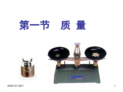 八年级物理质量PPT课件