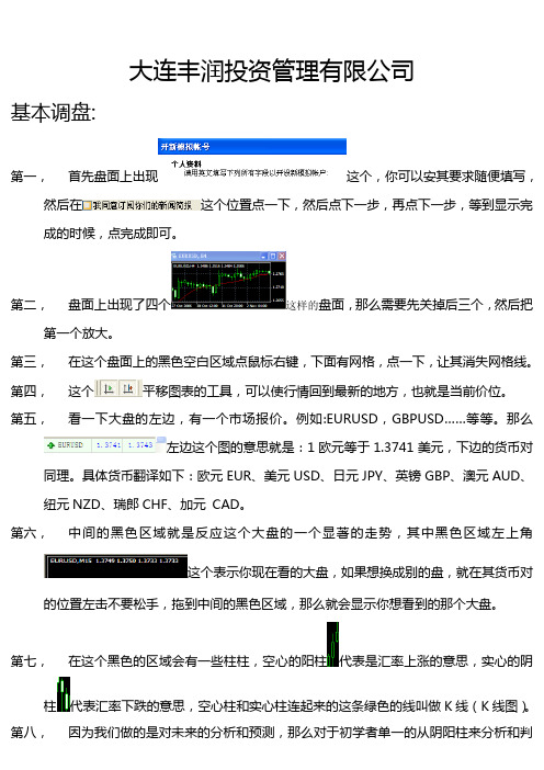 调盘说明