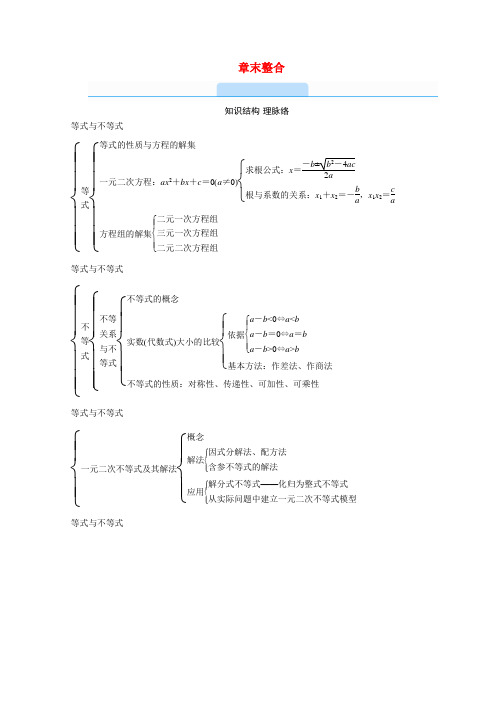 高中数学 第二章 等式与不等式学案(含解析)新人教B版必修第一册-新人教B版高一第一册数学学案